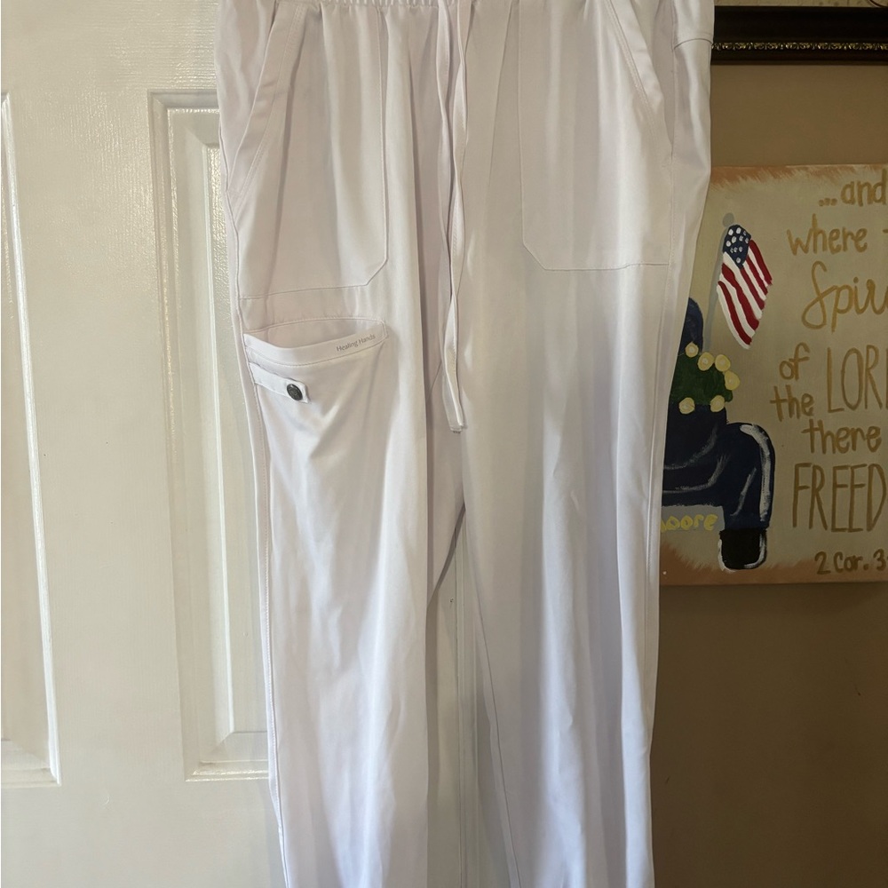 White Drawstring Pants